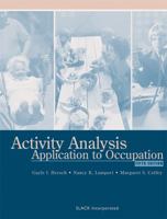 Activity Analysis: Application to Occupation 1556426763 Book Cover