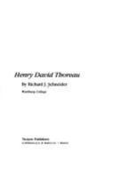 United States Authors Series - Henry David Thoreau (United States Authors Series) 0805774955 Book Cover