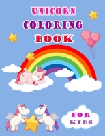 Unicorn coloring book: awesome unicorn coloring books for kids(ages 4 to 10)-children coloring book-50 unique design -large (8.5x11) 170861107X Book Cover