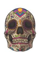 Sugar Skull Decoration: Graph Paper 5x5 Notebook for Day Of The Dead Lovers 1099428130 Book Cover