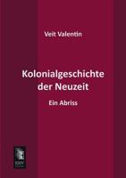 Kolonialgeschichte Der Neuzeit 3957381681 Book Cover