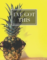 I've got this: Yellow Pineapple Inspirational Quote Sketchbook 1655383388 Book Cover