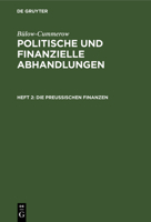Die preußischen Finanzen 3111077861 Book Cover