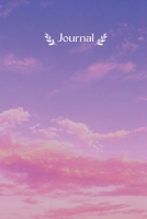 Purple and pink Sunset Journal: Lined softcover notebook | Sunset cloud background | Inspirational quote 1312592400 Book Cover