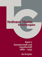 1880-1935: Gemeinschaft Und Gesellschaft 3110158353 Book Cover