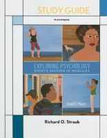 Study Guide to Accompany David G. Meyers Exploring Psychology 0716763427 Book Cover