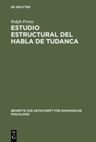 Estudio Estructural del Habla de Tudanca 3484520736 Book Cover