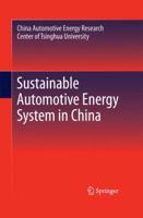 Sustainable Automotive Energy System in China 3642368468 Book Cover