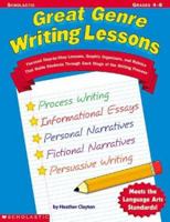 Great Genre Writing Lessons (Grades 4-8) 0439267242 Book Cover