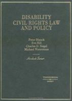 Disability Civil Rights Law and Policy (Hornbook Series) (Hornbook) 0314145141 Book Cover