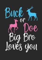 Buck or Doe Big Bro Loves You: Baby Shower GuestBook, Welcome New Baby with Gift Log ... Prediction, Advice Wishes, Photo Milestones 167367156X Book Cover