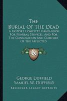 Burial of the dead 1162954558 Book Cover