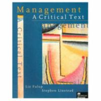 Management: A Critical Text 0732937191 Book Cover