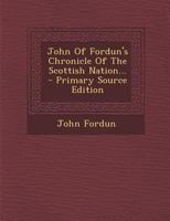 Chronica Gentis Scotorum 1016303068 Book Cover