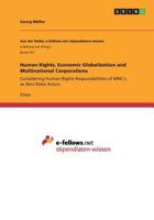 Human Rights, Economic Globalization and Multinational Corporations 3656474931 Book Cover