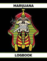Marijuana Logbook: Egyptian Pharaoh Cannabis Strain Review Notebook for Medial and Recreational Use 1795075171 Book Cover