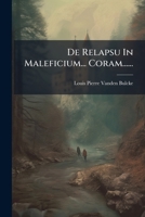 de Relapsu in Maleficium... Coram...... 1273646509 Book Cover