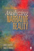 Analyzing Narrative Reality 1412952190 Book Cover