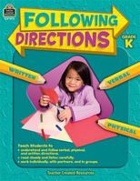 Following Directions: Grade K 1420687107 Book Cover