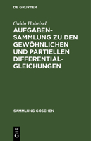 Aufgabensammlung Zu Den Gew�hnlichen Und Partiellen Differentialgleichungen 3111012298 Book Cover