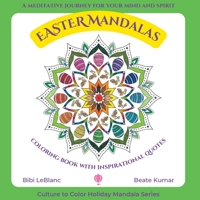 Easter Mandalas - Coloring Book with Inspirational Quotes 195992401X Book Cover