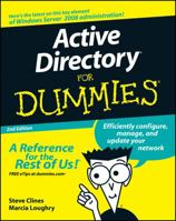 Active Directory For Dummies (For Dummies (Computer/Tech)) 0470287209 Book Cover