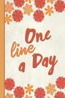 Best Mom Ever: One Line a Day Inspirational Gifts for Woman Composition Notebook College Students Wide Ruled Line Paper 6x9 Cute Autumn Orange Pattern 1092171029 Book Cover