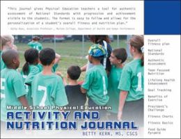 Middle School Physical Education Actiivity and Nutrition Journal 1932802290 Book Cover