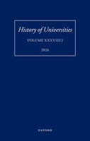 History of Universities: XXXVIII/2 0197908403 Book Cover