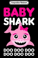 Composition Notebook: Kids Baby Cute Shark Gift for Girls - Doo Doo Doo Journal/Notebook Blank Lined Ruled 6x9 100 Pages 1701595788 Book Cover
