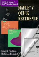 Maple V Quick Reference (Symbolic Computation) 0534204783 Book Cover