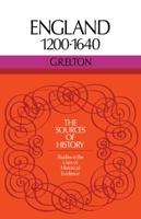 England, 1200-1640 0521291526 Book Cover