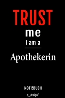 Notizbuch f�r Apotheker / Apothekerin: Originelle Geschenk-Idee [120 Seiten liniertes blanko Papier] 1691096652 Book Cover