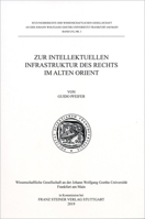 Zur Intellektuellen Infrastruktur Des Rechts Im Alten Orient 3515124357 Book Cover