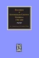 Records of Effingham County, Ga 0893080195 Book Cover