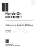 Hands-On Internet: A Beginning Guide for PC Users/Book and Disk 0130563927 Book Cover