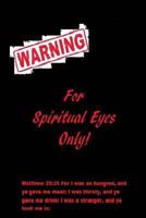 For Spiritual Eyes Only 1537425579 Book Cover
