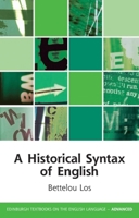 A Historical Syntax of English 0748641432 Book Cover