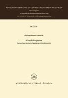 Wirtschaftssysteme: Systemtheorie Einer Allgemeinen Mikrookonomik 353102230X Book Cover