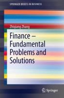 Finance – Fundamental Problems and Solutions 3642305113 Book Cover