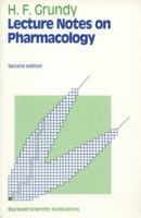 Lecture Notes on Pharmacology 0632025581 Book Cover