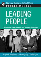 Leading People (Pocket Mentor) 1422103498 Book Cover