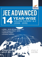 JEE Advanced 14 Year-wise Solved Papers 1 & 2 (2006 - 2019) 9389187753 Book Cover