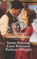 A Western Christmas Homecoming/Christmas Day Wedding Bells/Snowbound in Big Springs/Christmas with the Outlaw 1335051805 Book Cover