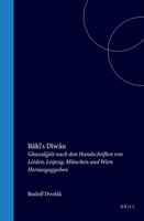 Bâkî's Dîwân Ghazalijjat: Nach den Handschriften von Leiden, Leipzig, Munchen und Wien (Turkish Edition) 9004571388 Book Cover