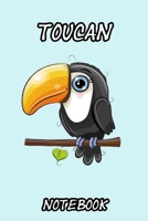 Toucan notebook: toucan notebook / journal with 100 lined pages 6x9 inch great gift for toucan lovers 1659225019 Book Cover