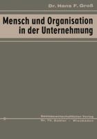 Mensch Und Organisation in Der Unternehmung 3663031853 Book Cover