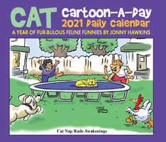Cat Cartoon-A-Day by Jonny Hawkins 2021 Box Calendar 1549214241 Book Cover