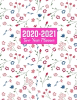 2020-2021 Two Year Planner: Cute 24-Month Planner & Calendar Large 8.5 x 11 (Jan 2020 - Dec 2021) Daily Weekly and Monthly Schedule Art Cover 00023190 1712964801 Book Cover