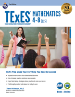 TExES Mathematics 4-8 (115), 2nd Ed., Book + Online 0738612251 Book Cover
